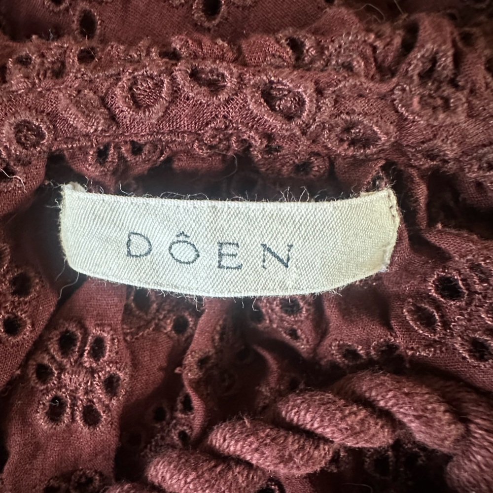 Elegant Lace Maroon Dress - Picture 8 of 12